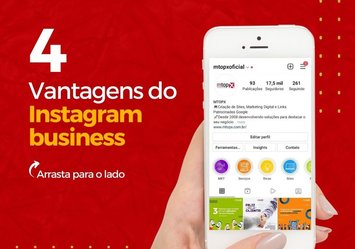 4 Vantagens do instagram Bussiness