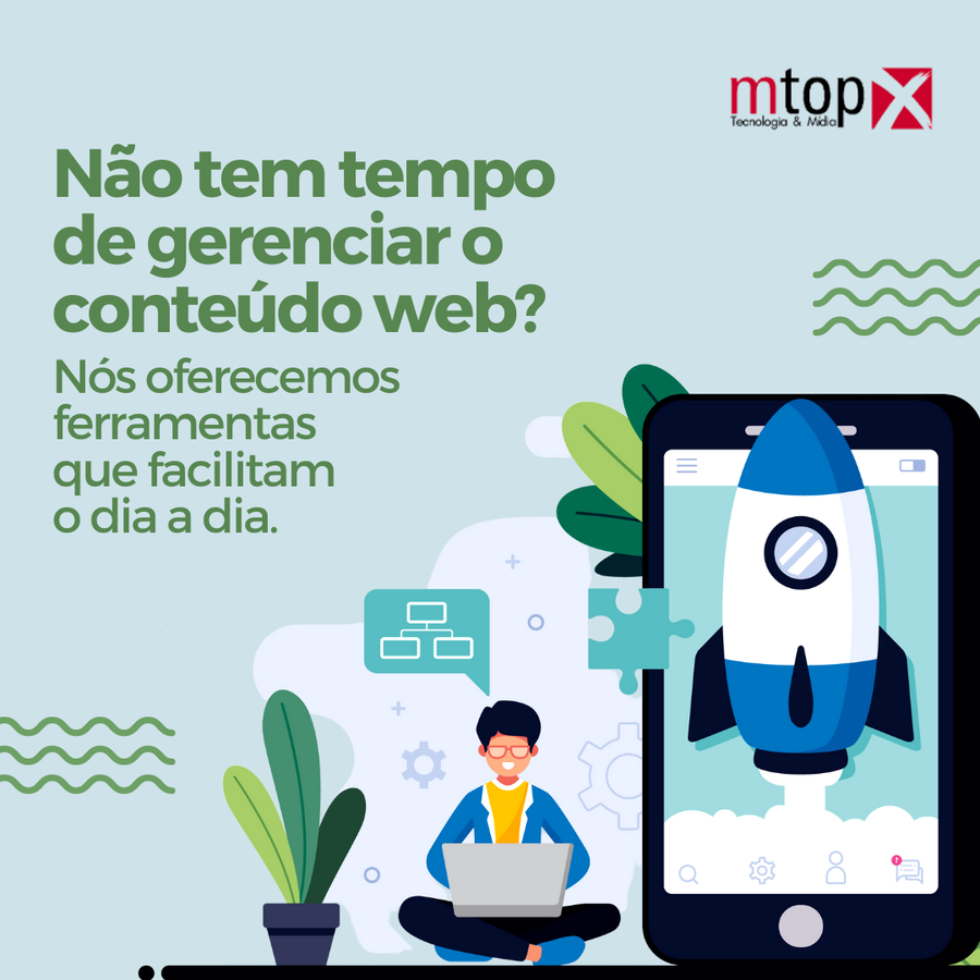 Não tem tempo de gerenciar o conteúdo web? Nós oferecemos ferramentas que facilitam o dia a dia.