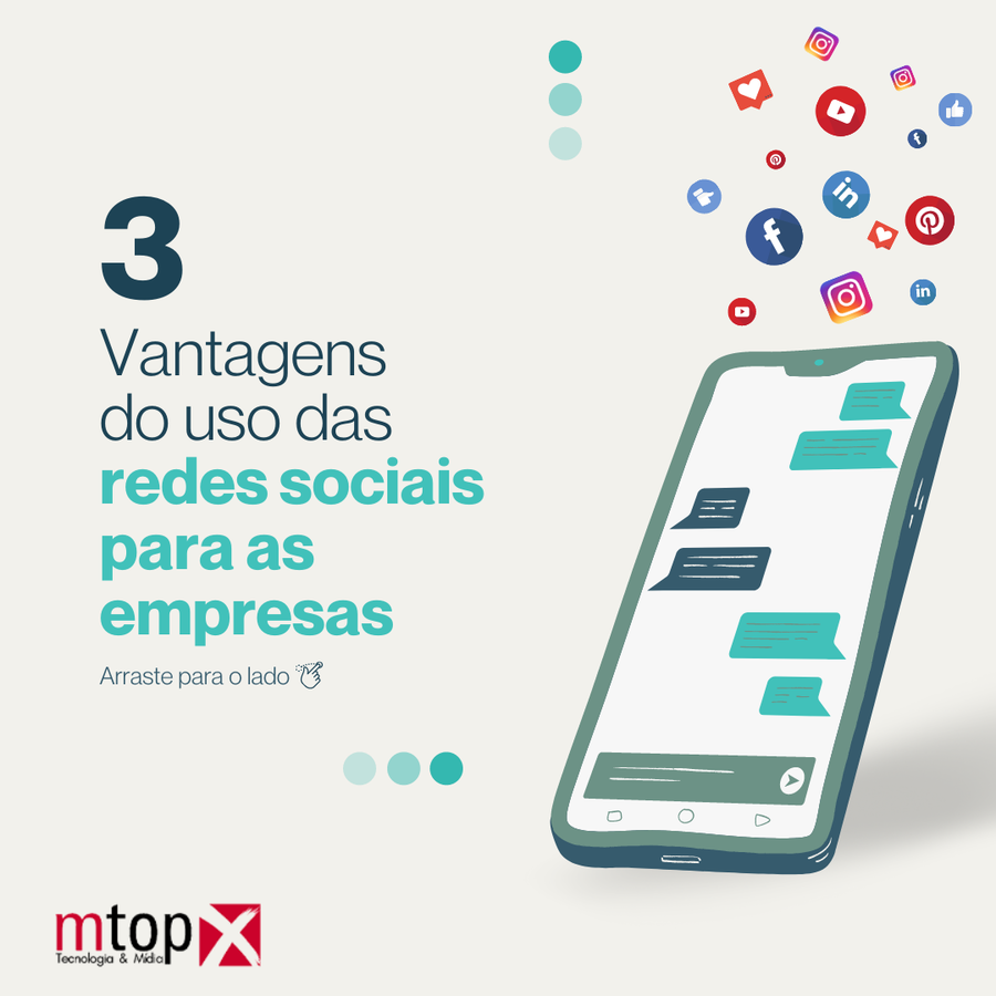 3 Vantagens do uso das Redes Sociais para as empresas