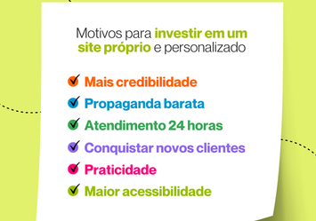 Motivos para investir em uma site próprio e personalizado