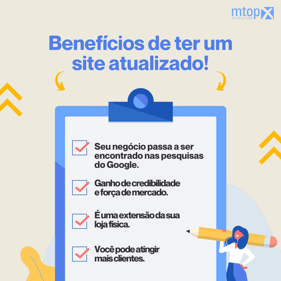 Benefícios de ter um site atualizado!