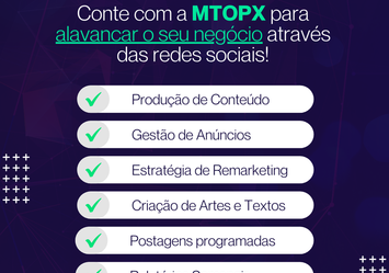 Conte com a MTOPX para alavancar o seu negócio através da redes sociais