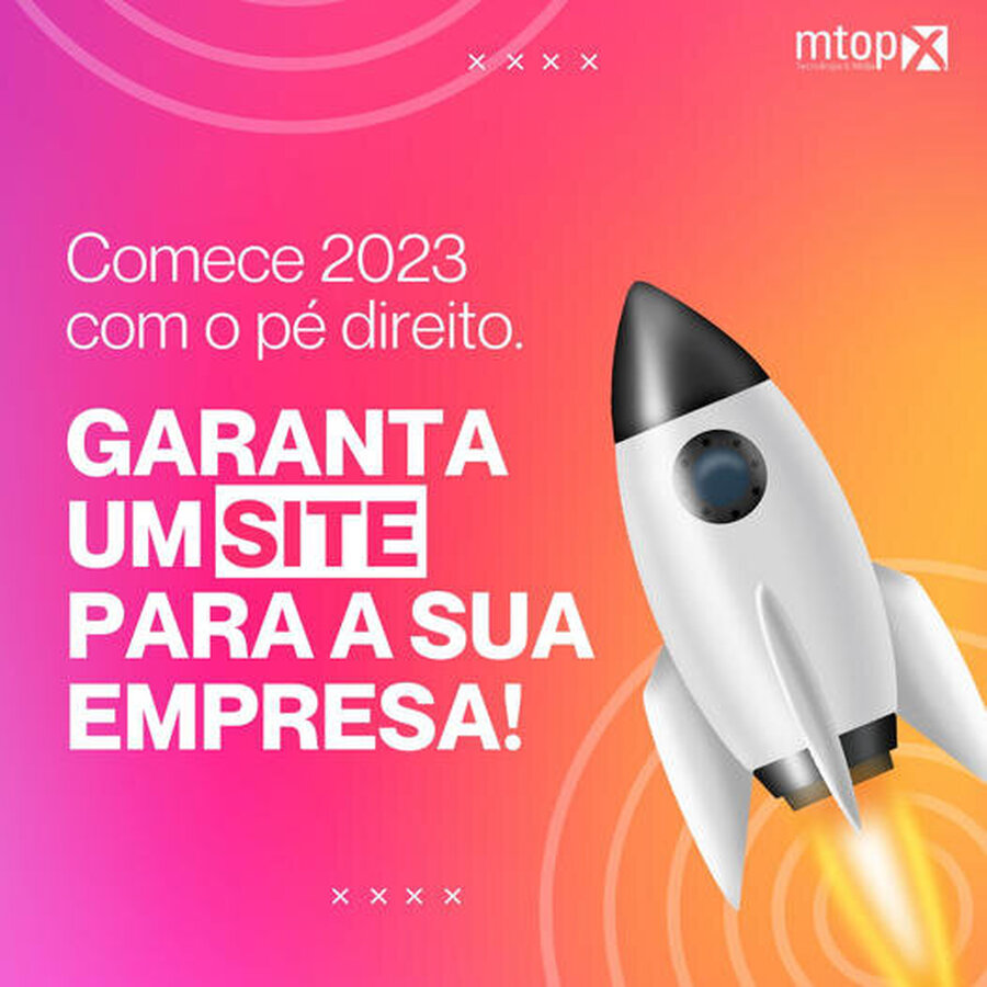 Comece 2023 com o pé direito - garanta um site para sua empresa!