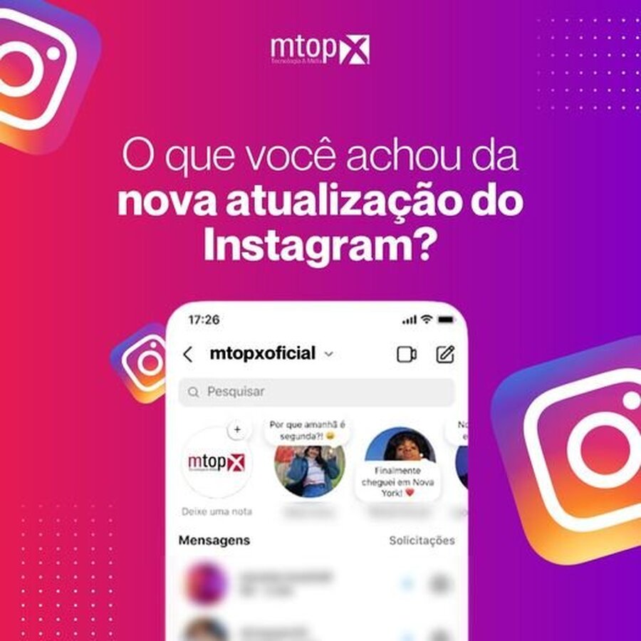 O que você achou da nova atualização di Instagram?