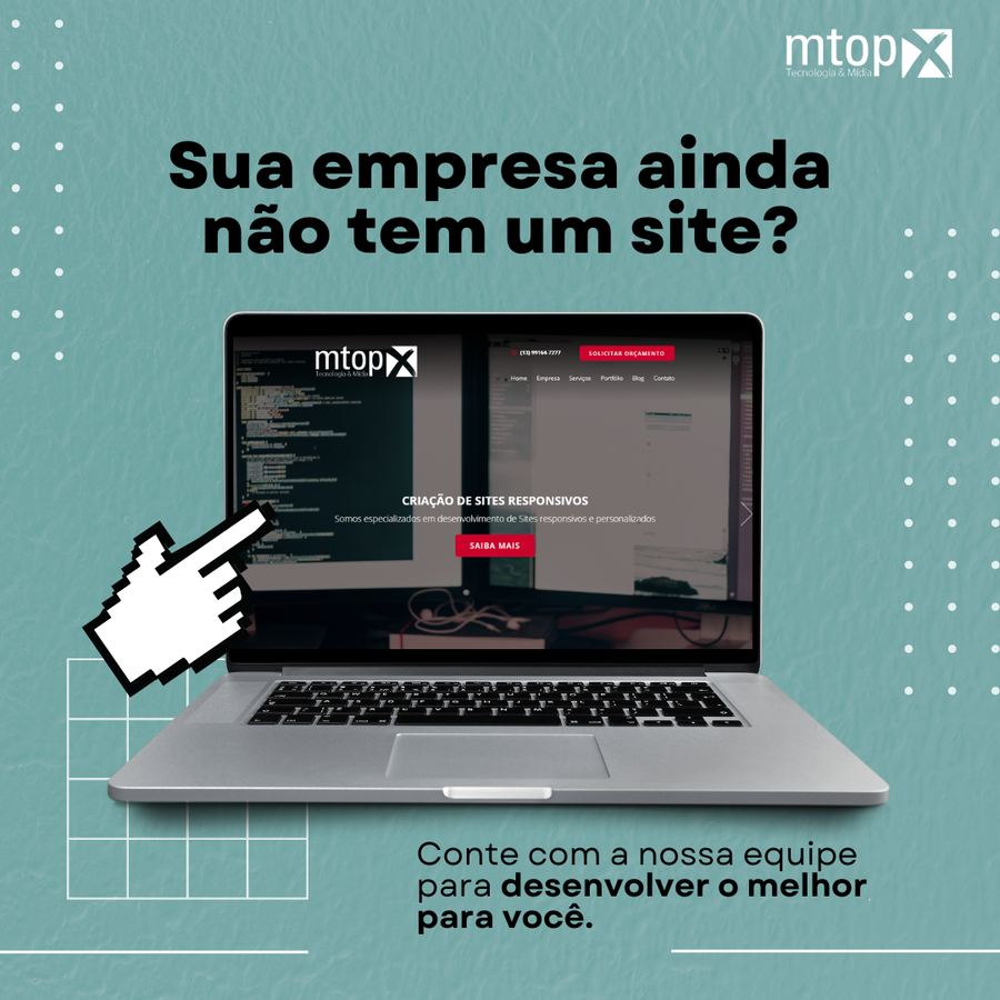 Sua empresa ainda não tem um site?