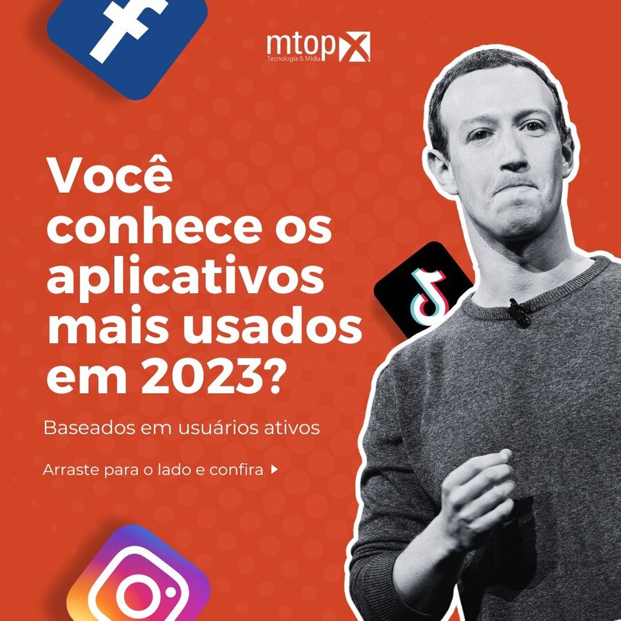 Você conhece os aplicativos mais usados em 2023?