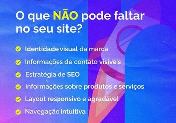 O que não pode faltar no seu site?