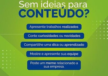 Sem ideias para conteudo?