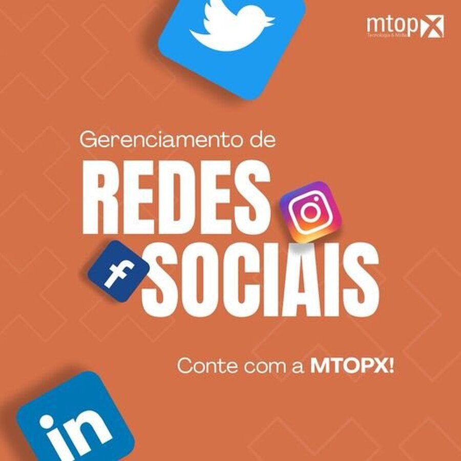 Gerenciamento de Redes Sociais - Conte com a MTOPX!