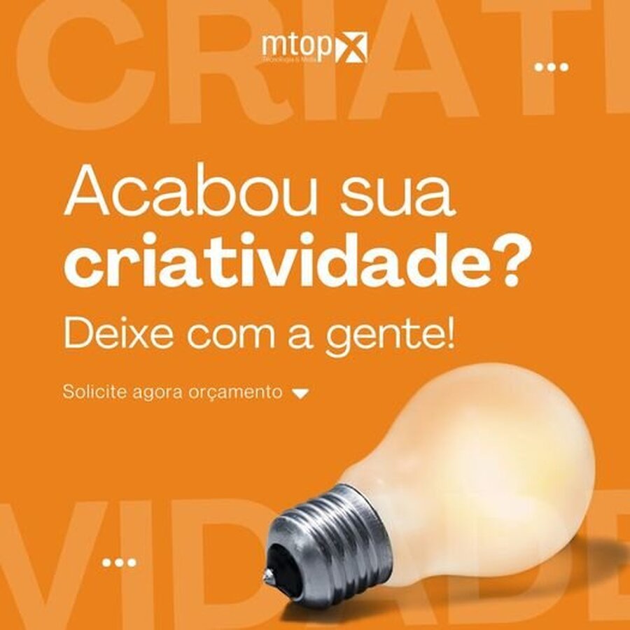 Acabou sua criatividade? Deixe com a gente!