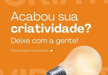 Acabou sua criatividade? Deixe com a gente!