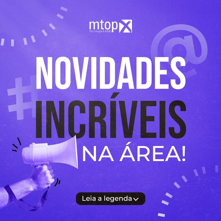 Novidades incríveis na área!