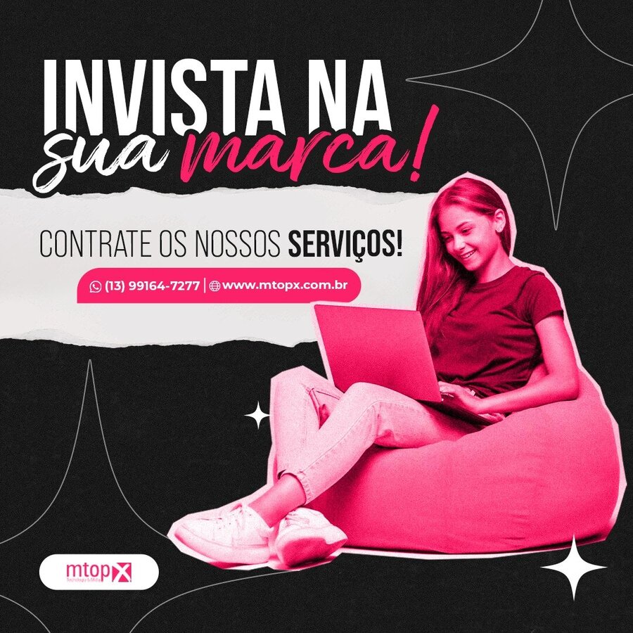 Invista na sua marca! Contrate os nossos serviços!