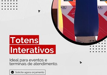 Sua empresa necessita de Totens Interativos para atendimento ao público ou divulgação da sua marca?