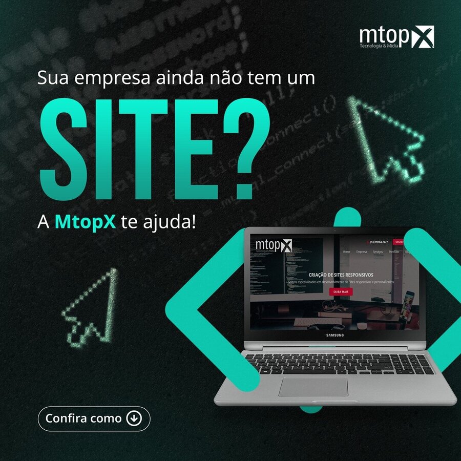 Sua empresa ainda não tem um site? A MTOPX te ajuda!