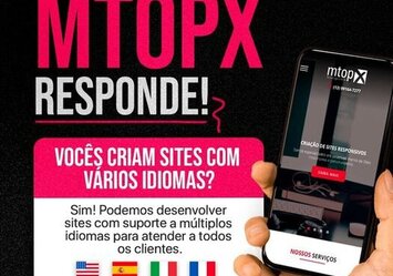 Vocês criam Sites com vários idiomas?