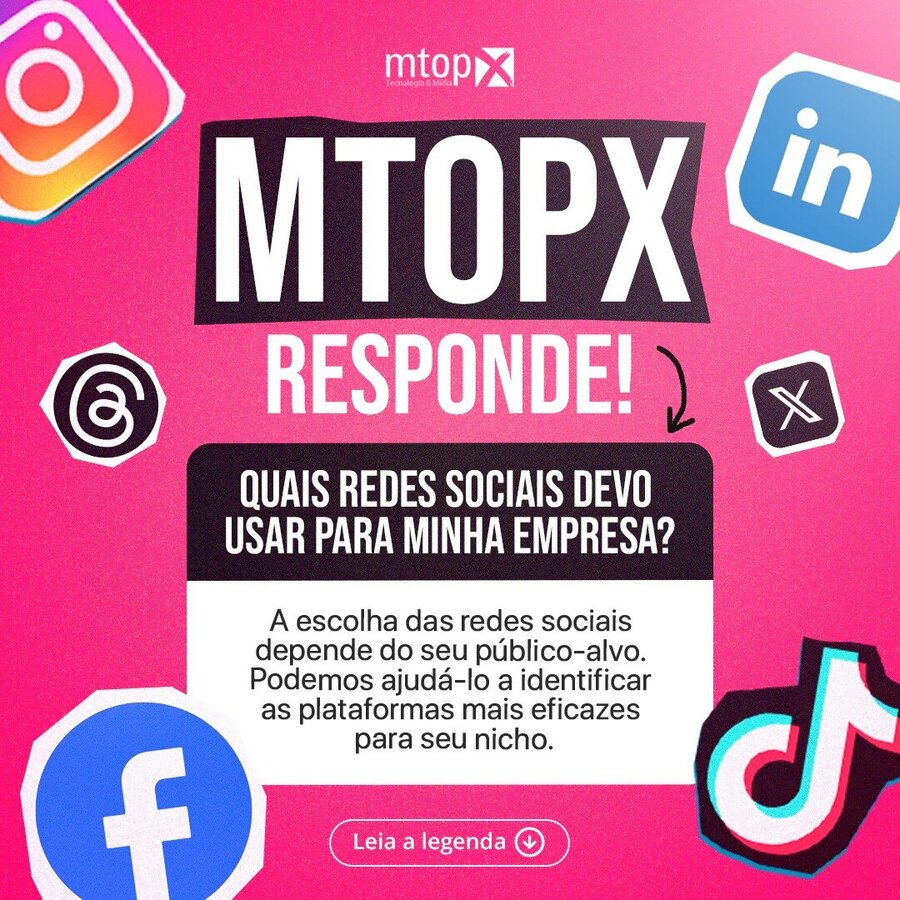 Quais Redes Sociais devo usar para minha empresa?