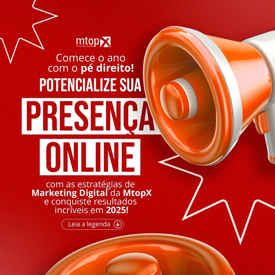 Comece o ano com o pé direito! Potencialize sua Presença Online!