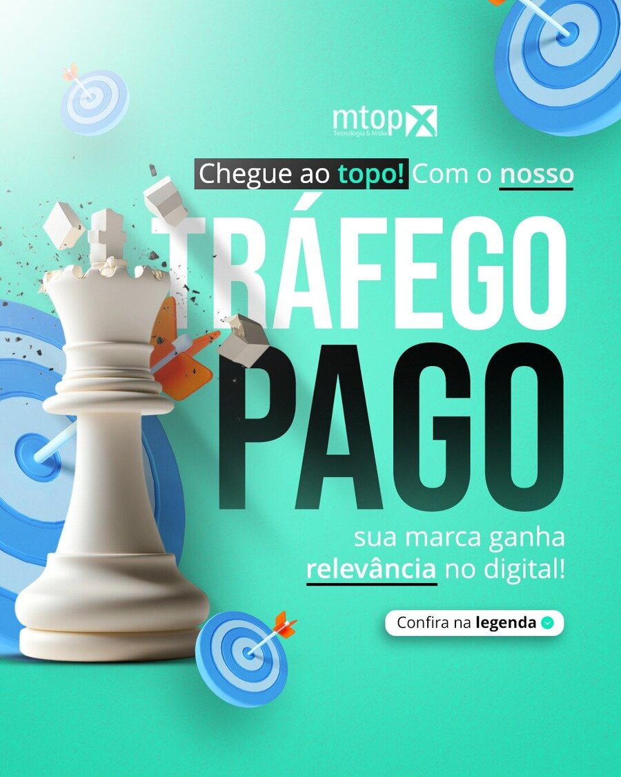 Chegue ao topo com o nosso Tráfego Pago