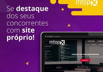 Se destaque dos seus concorrentes com site próprio!