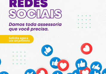 Redes Sociais - Damos toda assessoria que você precisa