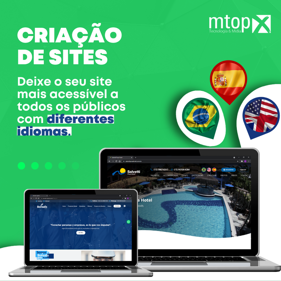 Criação de Sites - Deixe o seu Site mais acessível a todos os públicos com diferentes idiomas